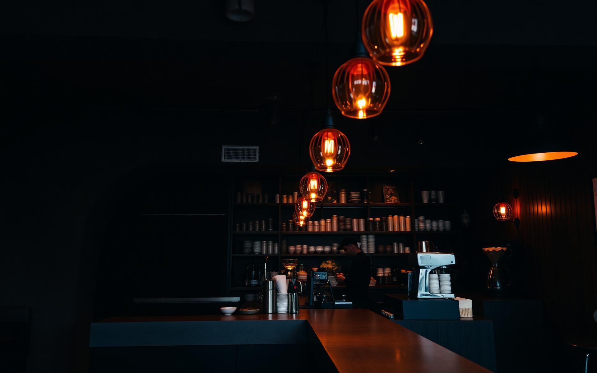 Interior of the coffee bar